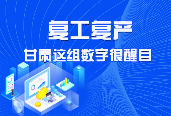 圖解|甘肅復(fù)工復(fù)產(chǎn)有多拼，看看這組數(shù)字就知道了 