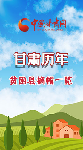 長圖|75→0，一圖回顧甘肅貧困縣摘帽時間