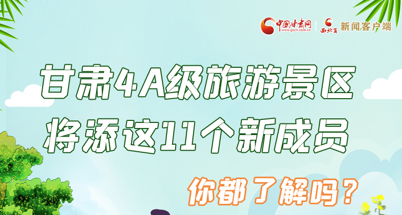 圖解|甘肅4A級旅游景區(qū)將添這11個新成員 你都了解嗎？