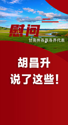  圖解|慰問(wèn)甘南州各族各界代表 胡昌升說(shuō)了這些！